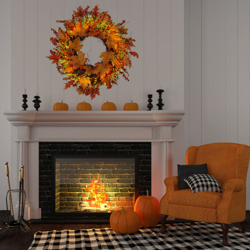 Faux Mixed Assortment 45cm Wreath