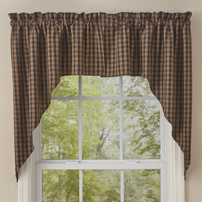 Sturbridge Cotton Plaid Swag Window Valance