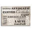 Art mural en verre Winston Porter «Coffee Board» par Yass Naffas Designs-339657502