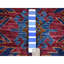 Tapis de zone en laine 6 pi x 8 pi 10 po one-of-kind noué la blue Marlotta