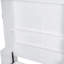 Grand lit escamotable mural avec placard, blanc