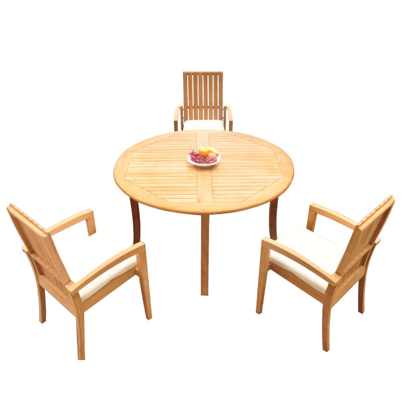 Ensemble de salle à manger 4 pièces Wilkes, 3