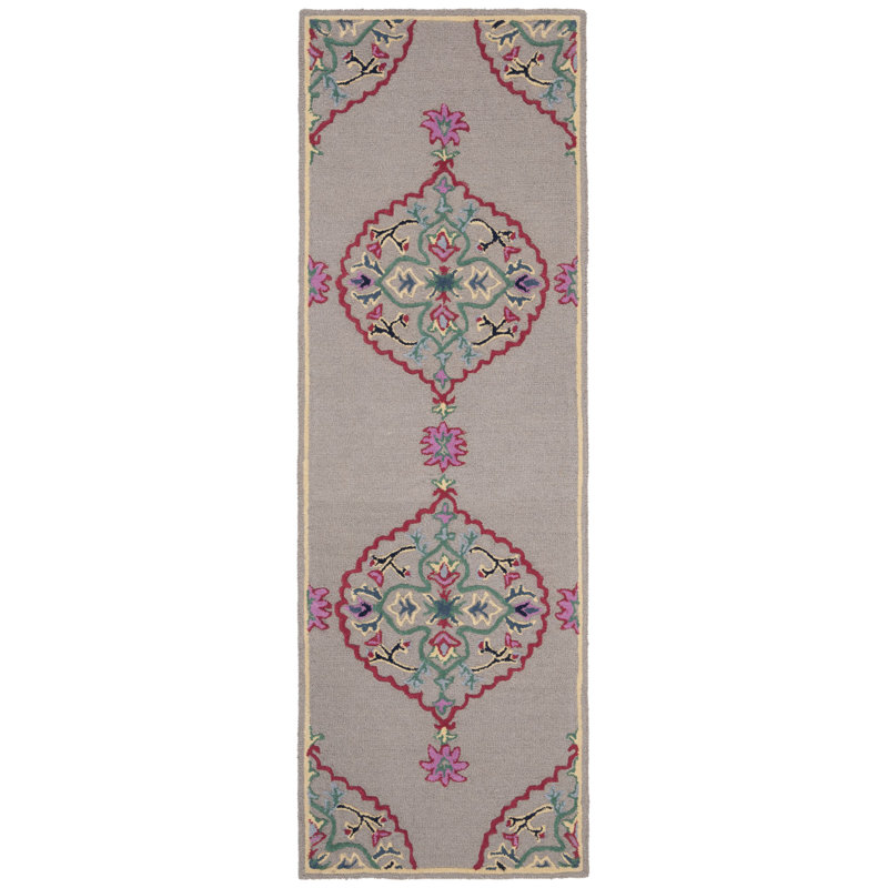 Blokzijl Hand Tufted Wool Oriental Rug, Runner 2'3" x 7'