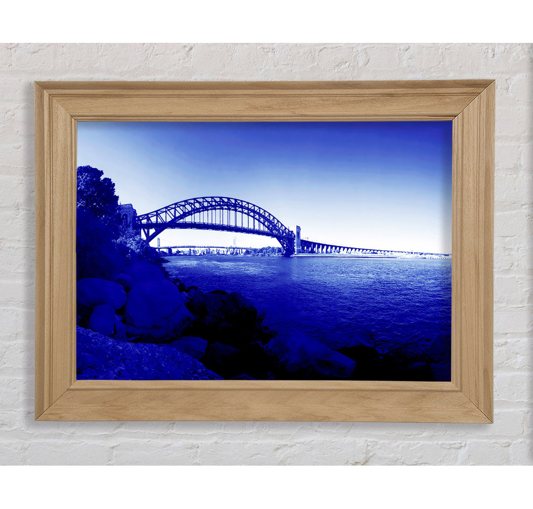 Sydney Harbour Bridge, Atemberaubendes Blau - Druck