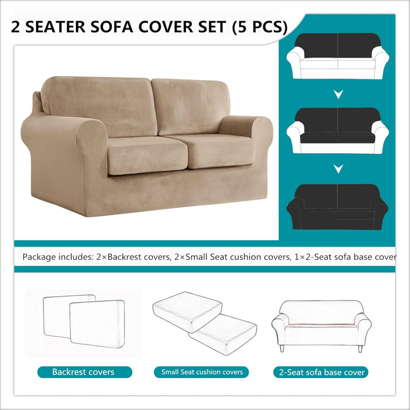 Outdoor Patio Sofa Cover, Beige