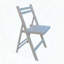 Chaises pliantes en bois entièrement assemblées pour événements, ensemble de 4