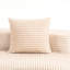 Beige à 2 places Moon Bay compressé avec un tissu en velours côtelé doux, un design moderne, aucun assemblage et une structure compacte rembourrée de mousse, nécessaire et confortable-1171613357