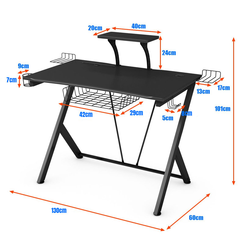 Urbanek Rectangle 130cm L Computer Table