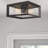 2-Light Square Flush Mount Ceiling Lighting-660953275