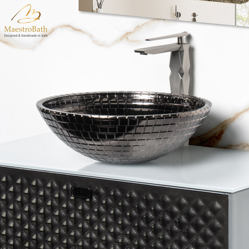 Atelier 16.5'' L Bathroom Sink, Platinum
