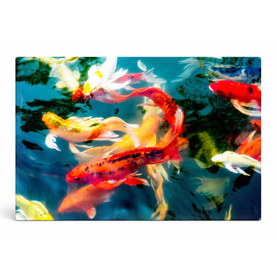 Bourbeau Koi Pond - Paysage, art mural sur toile