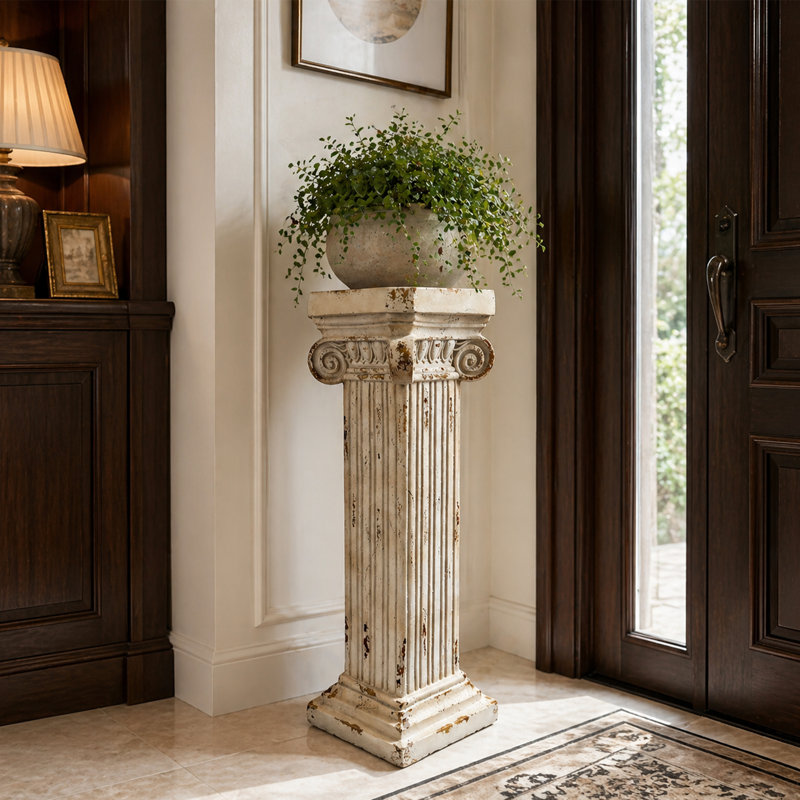 Support pour plante à colonne romaine