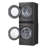 LG Single Unit Front Load WashTower with Center Control Washer and 7.4 cu. ft. Dryer-77993920-111551712