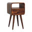 Wenzel 193.55cm W Solid Wood Bedside Table-115437731