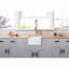 Évier de bar à surface solide 15 po x 15 po Arcticstone