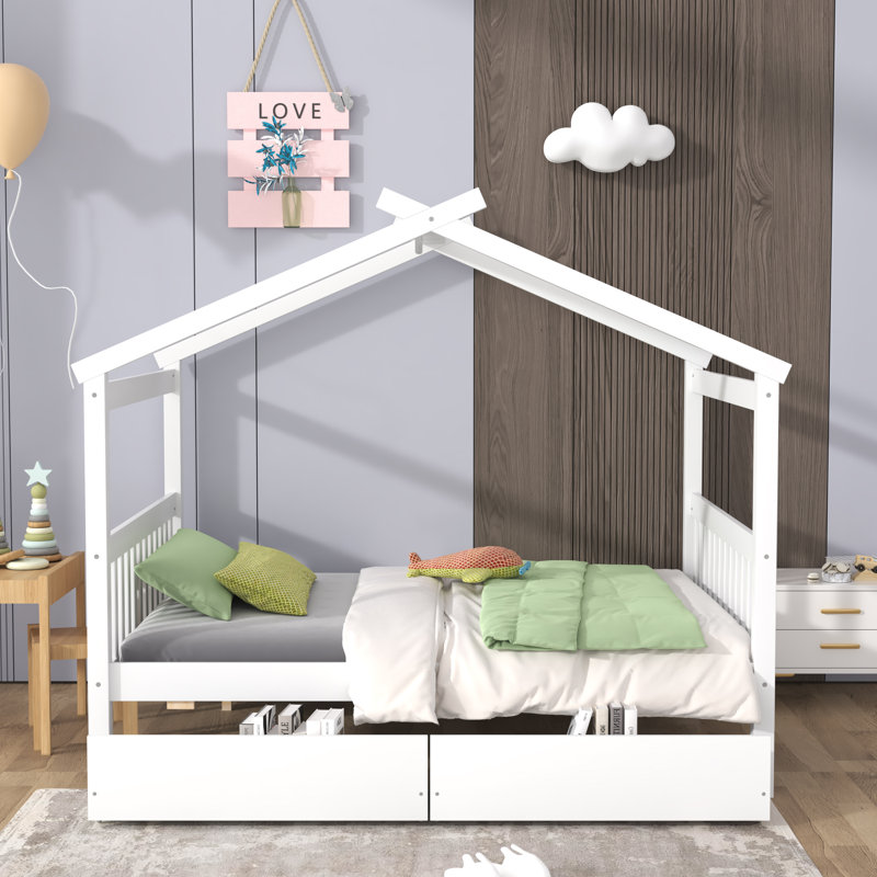 Arvelo Kids Full with Drawers, White