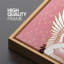 «Bright Preppy Animals Elegant Cranes In Flight», reproduction sur toile encadrée-98042487-111375443