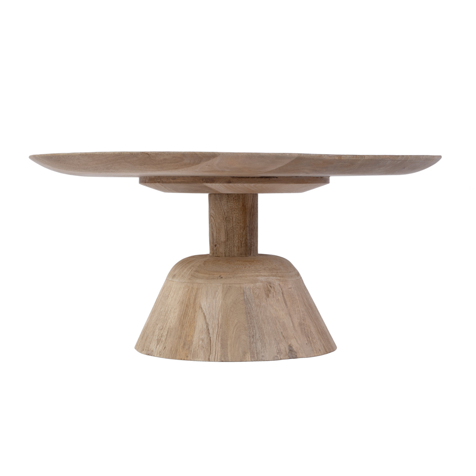 Carmine 30 in. Round Wood Coffee Table