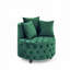 Chaise pivotante en velours-1282290959