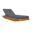 Chaise longue, fauteuil inclinable d'extérieur avec coussin hydrofuge 3 fois-1074673051