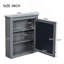 Armoire de rangement de salle de bain murale 24 po x 27 po avec miroir, armoire à pharmacie avec tablette réglable en hauteur, armoire de rangement au-dessus de la toilette-1307284396