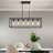 Barbara 6 - Light Black Kitchen Island Pendant