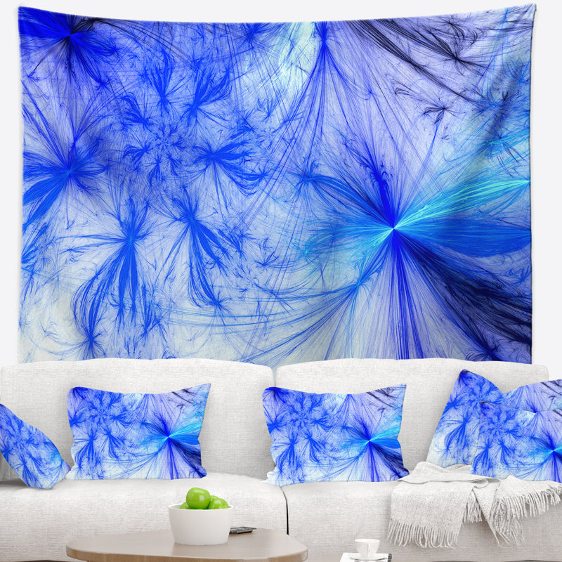 Tapisserie bleue Corwin, H 50 po x l 60 po