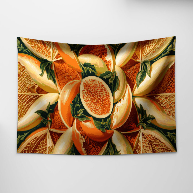 Tapisserie murale Fruit Persan Melon, 26 po x 36 po