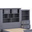 Lit plateforme simple en bois avec armoire verticale et tiroirs-1831480036