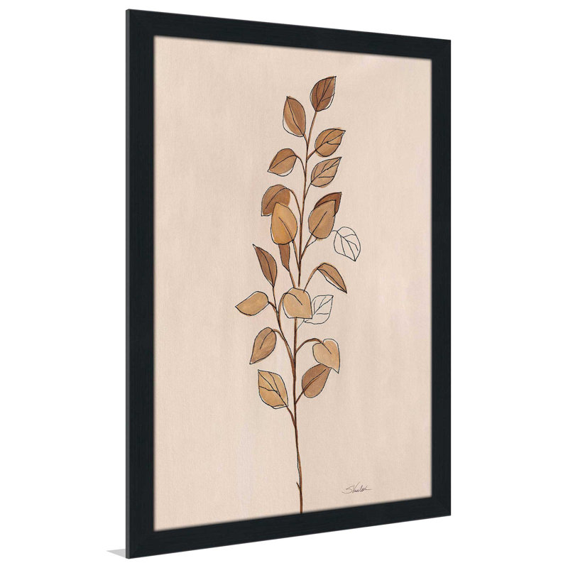 Farm Branch I - Peinture, L 33,5 po x H 49,5 po, Cadre noir