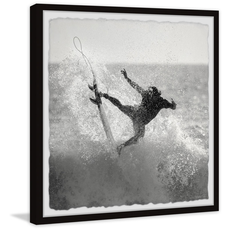 Surf Party - Single Picture Frame Painting, 30cm H x 30cm W