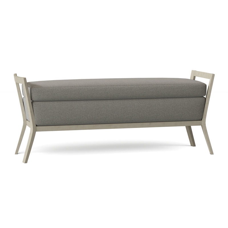 Libby Langdon Solid Wood Bench, Putty (3152 65), Almond Buff