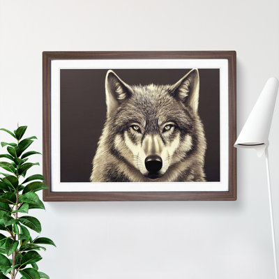 XH1022-7080X Portrait Of A Wolf Vol.2 - Single Picture Frame Print