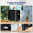 Simple Deluxe 4L/6 Can Mini Fridge with Observation Window, Portable Cooler & Warmer Freon-Free Small Refrigerator, Provide Compact Storage for Skincare, Beverage, for Bedroom, Office, Dorm-115140388