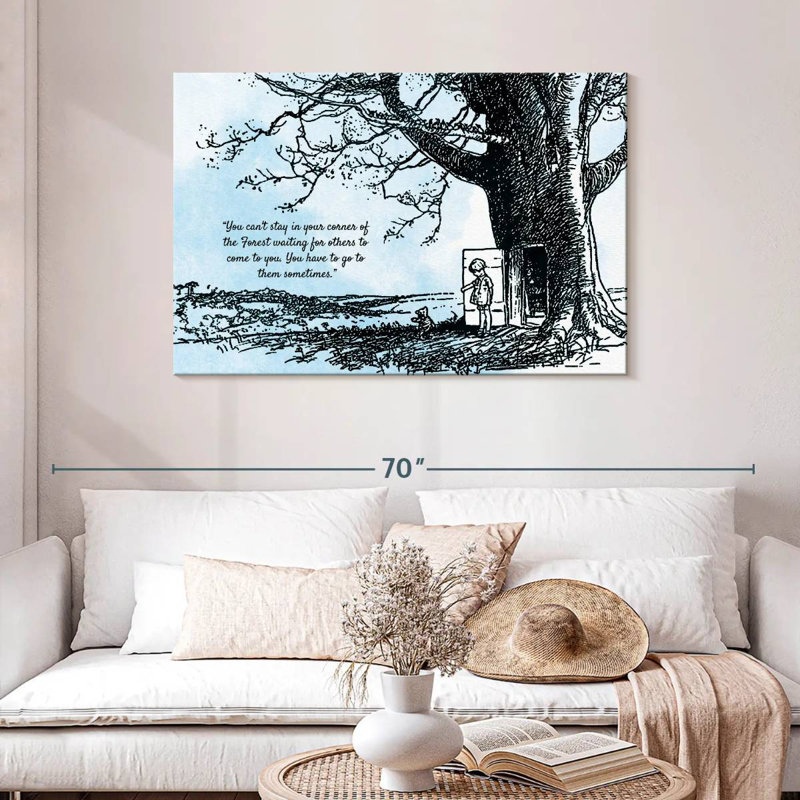 Citation de Ashie Winnie The Pooh, H 30 po x l 45 po