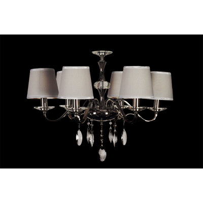 Intense 6 - Light Shaded Chandelier