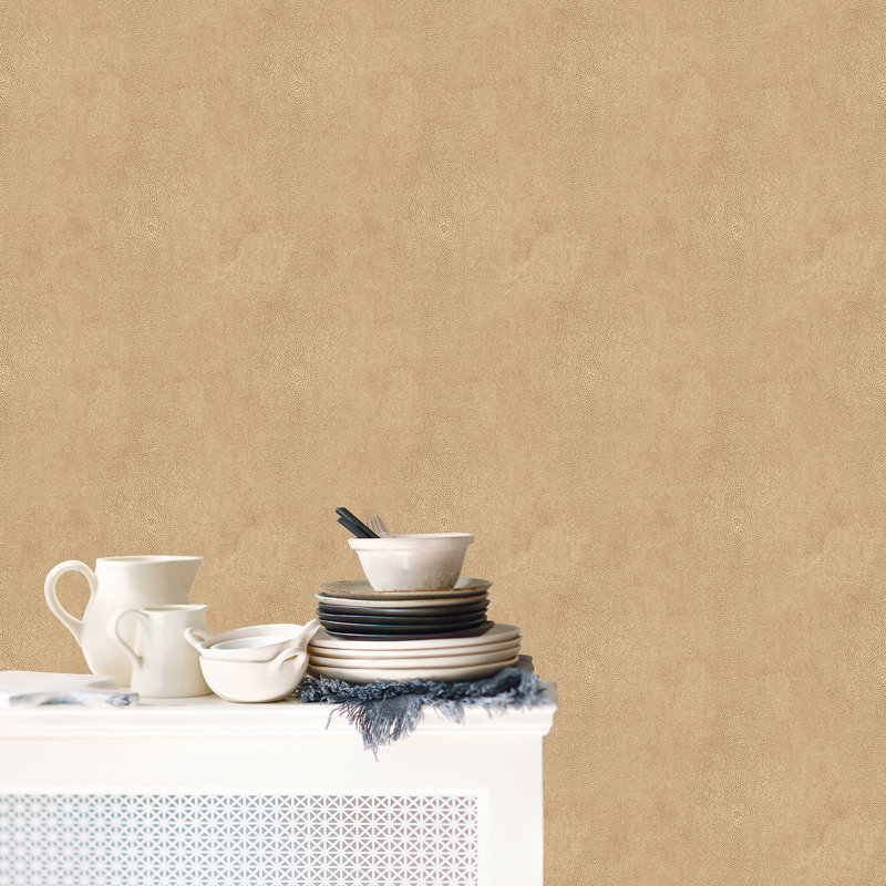 10m x 53cm Matte Wallpaper Roll, Ochre