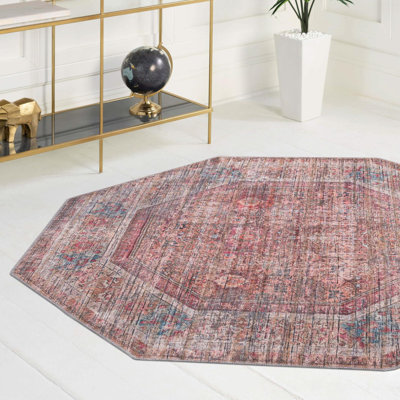 Engen Washable Oriental Indoor Rug
