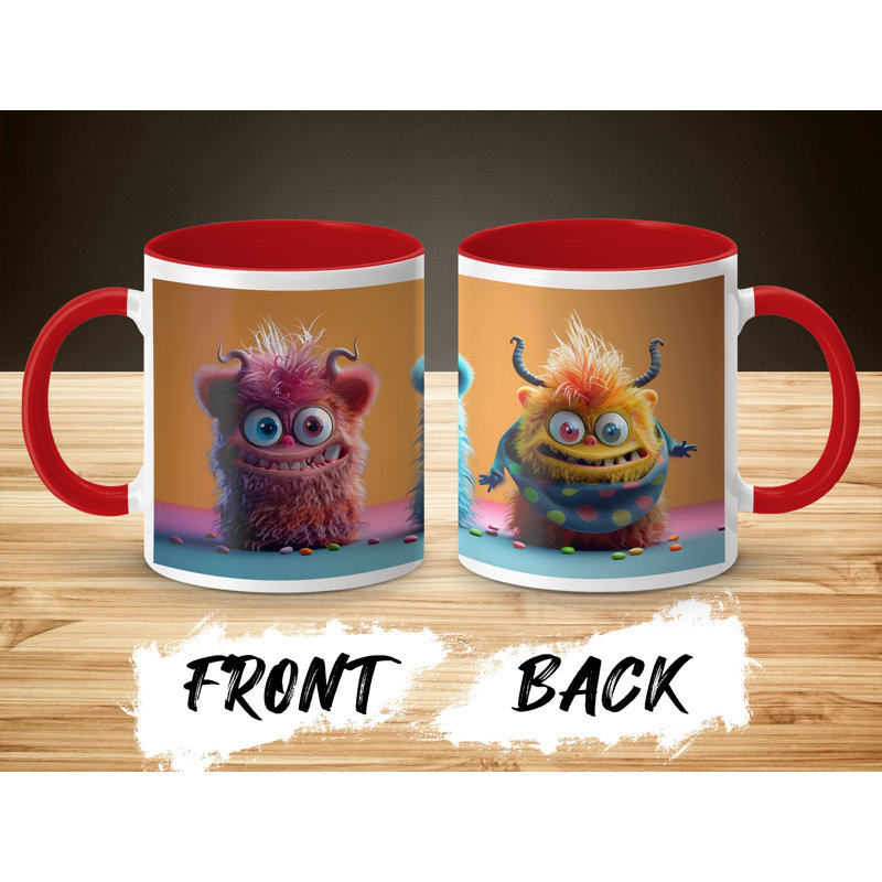 Ceramic Coffee Mug, Red