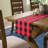 Loa Plaid Cotton Table Runner-356492779