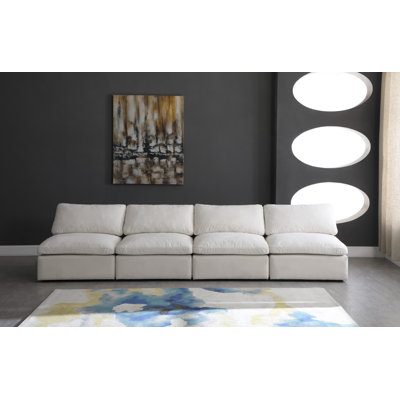 Atis 140'' Velvet Sofa