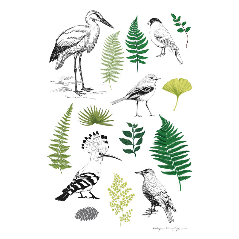 Carte de la nature I, H 18 po x l 12 po