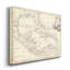 « map of west indies »-reproduction d’art sur toile-1280507191
