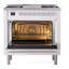 Cuisinière à double combustible 36 ILVE Professional Plus II, 6 brûleurs scellés, plaque chauffante (blanc)-1489543338-1489543341