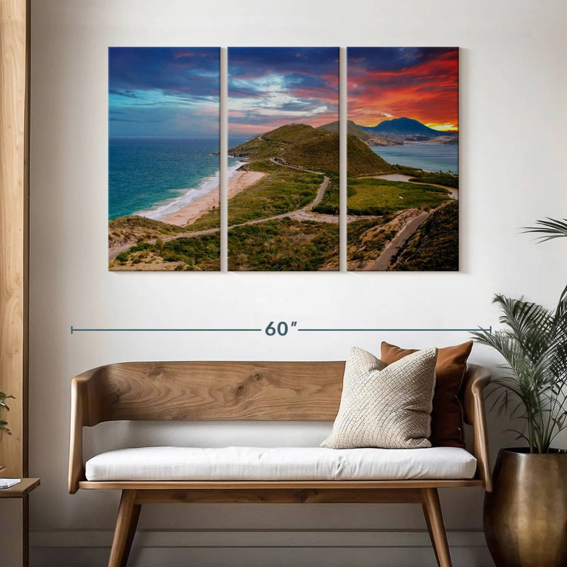 Rorry St. Kitts Landscape, 32" H x 50" W