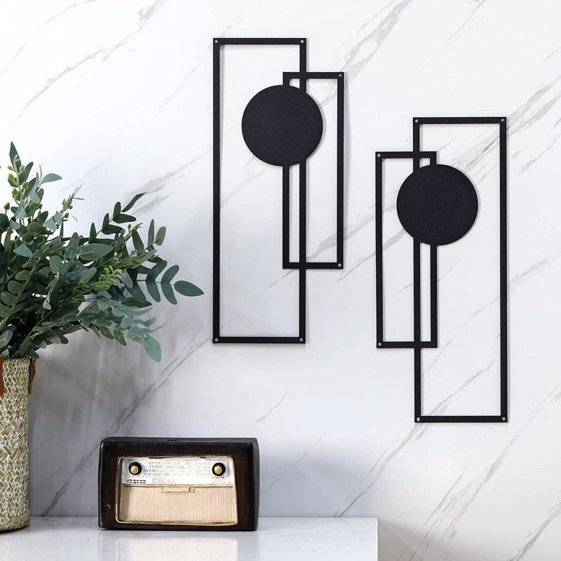 Small Metal Abstract Mural