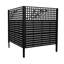 Écran d'intimité en métal l 48 po x H 47,3 po x 2 panneaux