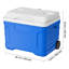 Hard Cooler, 21QT Portable Rolling Cooler with Wheels, Leak-Resistant Coolbox Keeps Contents Cool for 48 Hours, Ice Retention Insulated Chests, Ultra-Light for Outdoor Picnics, Grill, Camping