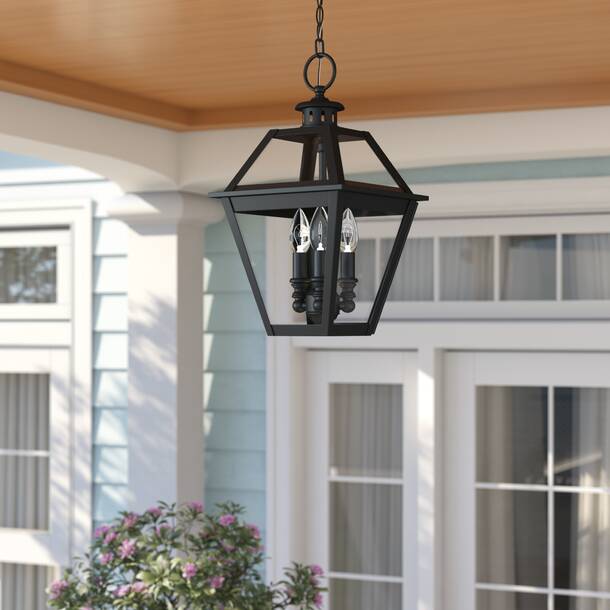 17 Stories Huberman 3 - Light Outdoor Hanging Lantern & Reviews | Wayfair