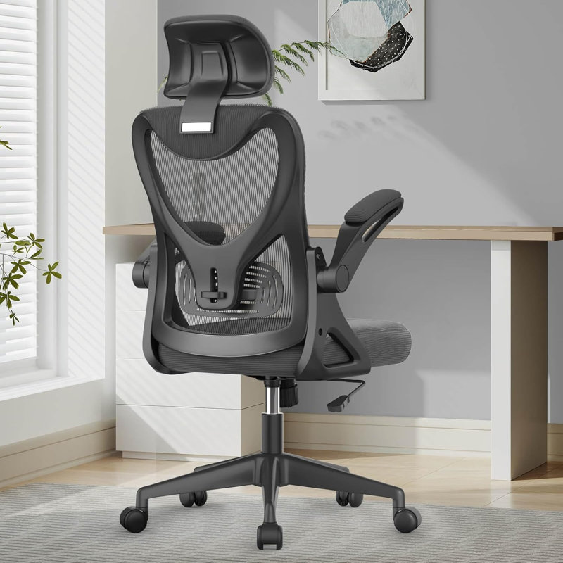 Ergonomic Office Chair, Computer Chair, Mesh Chair, Grey